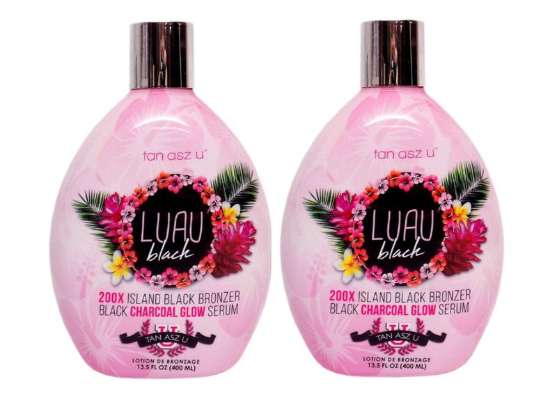 2-PACK Tan Asz U LUAU BLACK 200X Black Bronzer - 13.5 oz