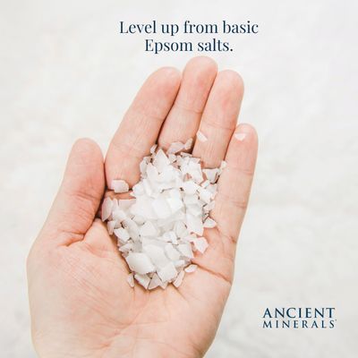 Ancient Minerals Magnesium Bath Flakes of Pure Genuine Zechstein Chloride - Resealable Magnesium Supplement Bag That Will Outperform Leading Epsom Salts 1.65 lbs