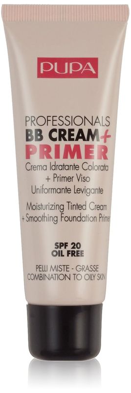 Pupa Professionals BB Cream  Primer For Combination to Oil Skin. SPF20. Oil Free (002 Sand)