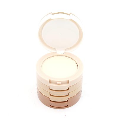Mesvol 5 Color Powder Kit Face Makeup Corrector highlight Countour With White Powder Net 40g