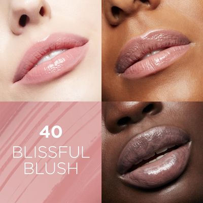 L'Oreal Paris Glow Paradise Hydrating Tinted Lip Balm-in-Gloss with Pomegranate Extract & Hyaluronic Acid, Ultra-Gentle, Non-Sticky Formula, Blissful Blush, 0.23 fl oz