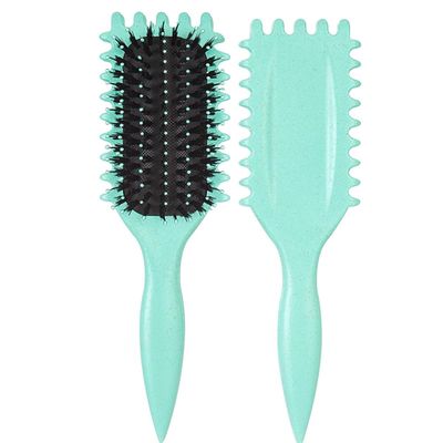 Curl Defining Brush, Curl Brush, Curl Brush For Curly Hair, Curly Hair Brush for Combing and Shaping Men's and Women's Curls to Reduce Pulling and Curl Separation (Green)