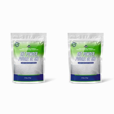 MYOC BHT Powder - 113 Gm (3.98 Oz), Butylated Hydroxytoluene, BHT Powder, Butylated Hydroxytoluene Powder, BHT for Cosmetics, Paraben Free- Pack of 2
