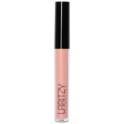 LARITZY COSMETICS Holographic Lip Gloss - Hydrating Non-Sticky Topcoat - 3.1 g (0.1 oz) (Peach Sand)