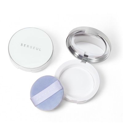 SERSEUL Translucent Setting Powder Clean Matte Pressed Powder Oil Control Face Finishing Pressed Powder with Soft Focus Effects Long Lasting Face Powder