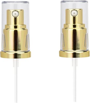 2 Pcs Foundation Pump Fit Double Wear MakeUp Foundation Bottles Control Cosmetic Liquid Quantity Instead of Wasting (Transparent)