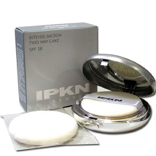 Korean Cosmetics_IPKN Intense Micron Two Way Cake (spf 28, pa)_No.23 natural beige_14g by IPKN