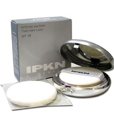 Korean Cosmetics_IPKN Intense Micron Two Way Cake (spf 28, pa)_No.23 natural beige_14g by IPKN