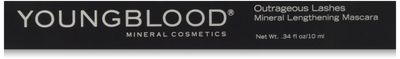 YOUNGBLOOD Outrageous Lashes Mineral Lengthening Mascara, 0.23 Oz - Color Blackout