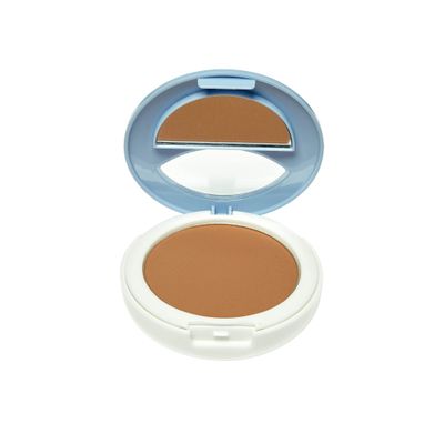 Ruby Kisses No More Blemish Face Powder with Salicylic Acid Korean Makeup Matte Finish Full Coverage Pressed Powder (Cafe Caramel)