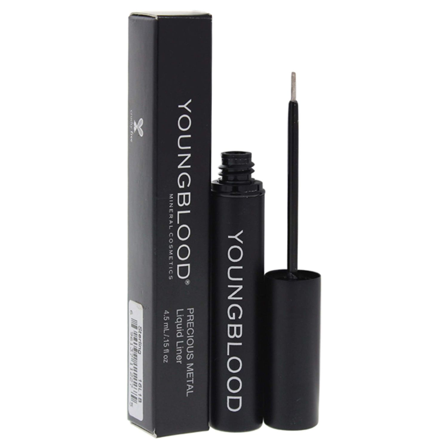 Youngblood Precious metal liquid liner - sterling by youngblood for women - 0.15 oz eyeliner, 0.15 Ounce