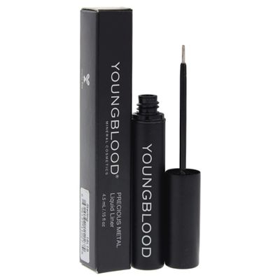 Youngblood Precious metal liquid liner - sterling by youngblood for women - 0.15 oz eyeliner, 0.15 Ounce