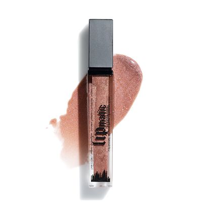 LipMatic Foxy Brown LipShine- Moisturizing Vitamin E Lip Makeup for Women, Beeswax and Natural Organic Ingredients, Long-Lasting Lip Gloss, High-Definition Shine Finish, Cruelty &amp; Paraben Free