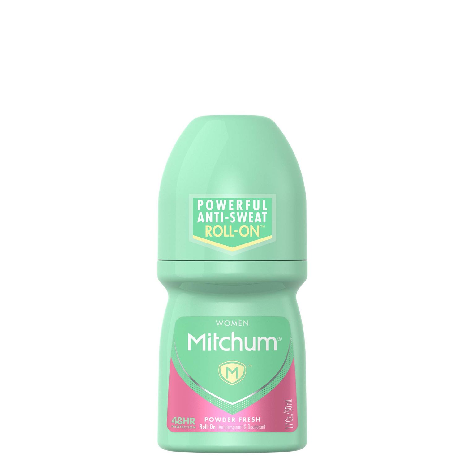 Mitchum Women Roll-On Antiperspirant Deodorant, Powder Fresh, 1.7oz.