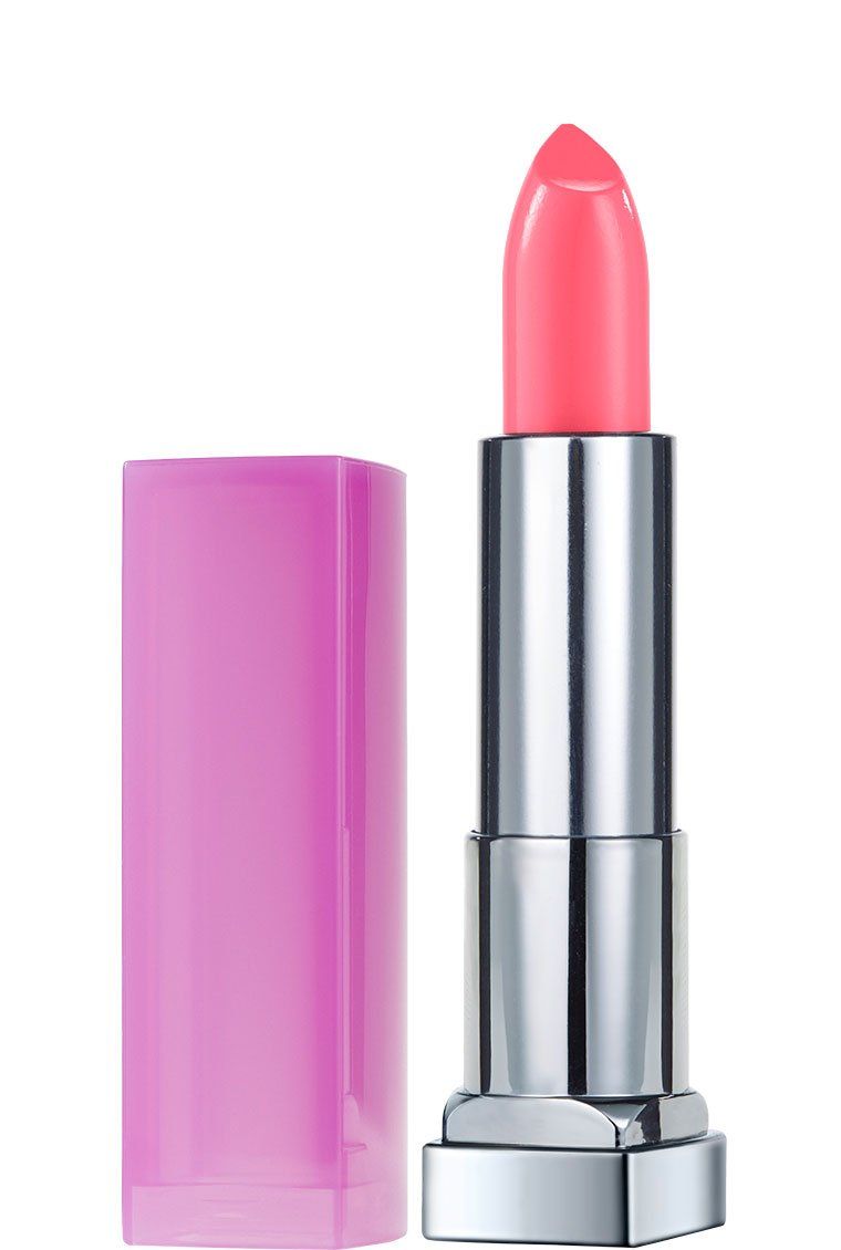 Maybelline New York Color Sensational Rebel Bloom Lipstick, Hibiscus Pop, 0.15 Ounce