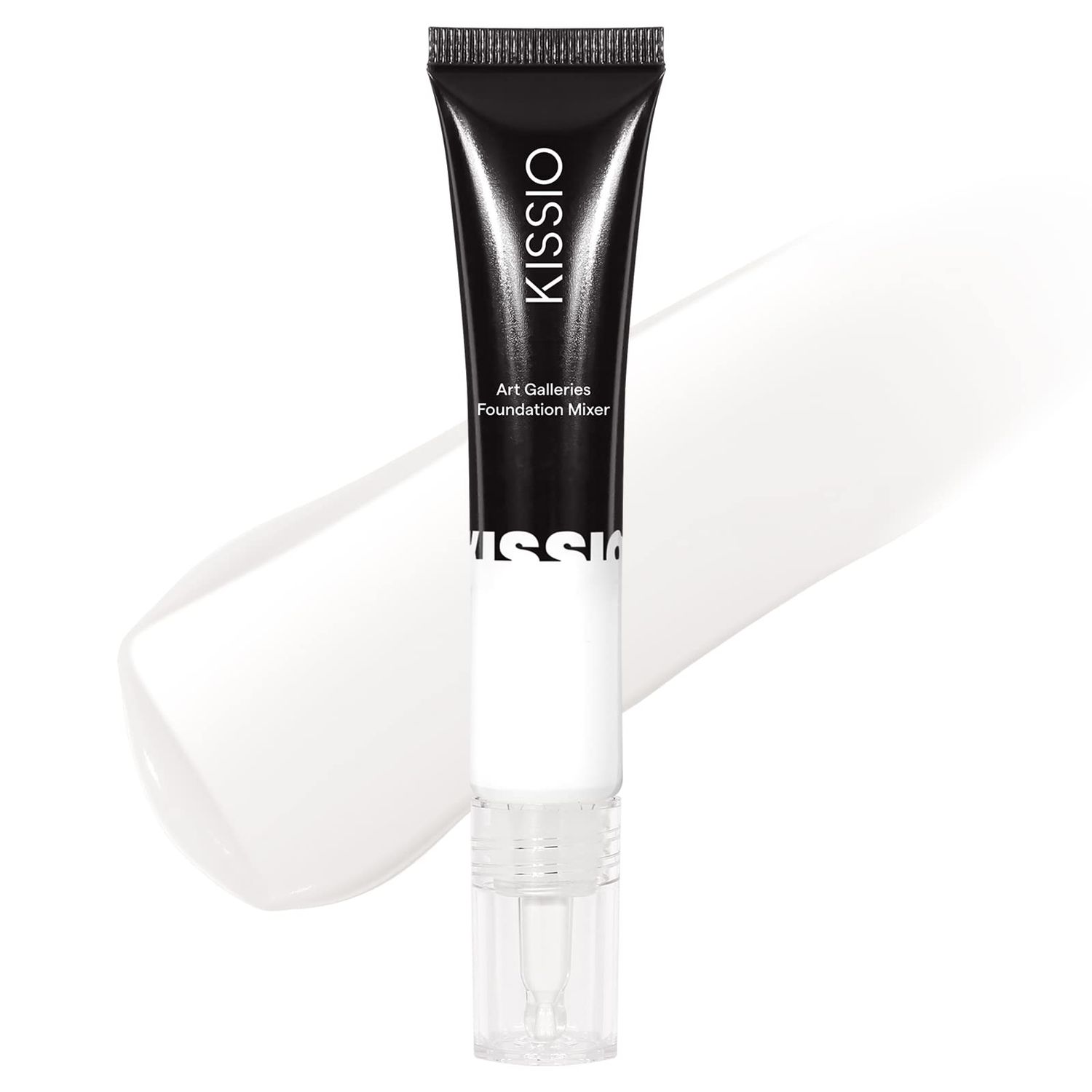 KISSIO White Foundation,Foundation Mixing Pigment,White Color Corrector,Smooth and Light,Blends Easily With Foundation,Deep to Shallow,Cruelty Free, 0.67 oz.