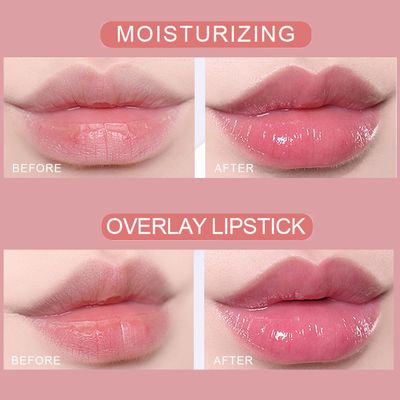 Skynest Girls Roll On Lip Gloss Set with Case, 6 Pcs Glossy Lip Make up for Kids and Teens Fruity Flavors, Kid Friendly, Party Gift, Best Friends (Pink-6)