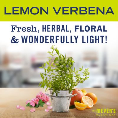 MRS. MEYER'S CLEAN DAY Probiotic Drain Maintenance Liquid, Lemon Verbena, Freshens Disposals and Drains, 32 Fl Oz