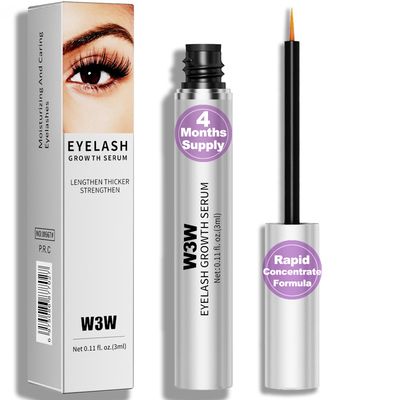 Lash Serum,Eyelash Serum,Eyelash Growth Serum - Rapid Eyelash Growth Serum for tronger, Healthier Lashes &amp; Brows, Vegan &amp; Cruelty-Free (1 PCS)