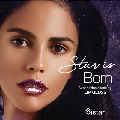 Sistar Star Is Born Holographic Lip Gloss Light Reflective Pearls Ultra Sparkle Non-Sticky Shine 1.5 mL  0.05 fl. oz. (Infinity and Beyond)