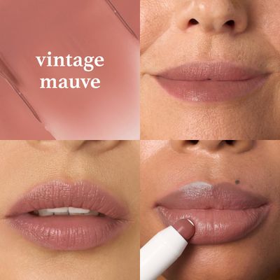 Julep It's Balm Tinted Lip Balm  Buildable Lip Color - Vintage Mauve - Natural Gloss Finish - Hydrating Vitamin E Core - Vegan