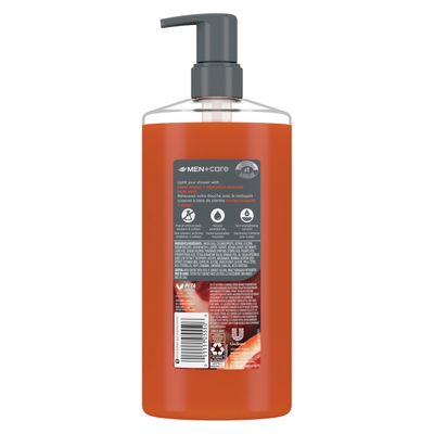 DOVE MEN  CARE Body Wash To Rebuild Skin In The Shower Blood Orange With Plant-based Cleansers And Moisturizers 26 Fl Oz