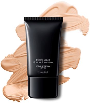 Mineral Liquid Powder Foundation SPF 151 Oz. Hypoallergenic - For All Skin Types (Porcelain)