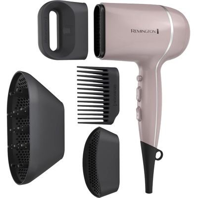 Remington Pro Wet2style Hair Dryer, With Ionic &amp; Ceramic Drying Technology, Mauve, 1875 Watts of Drying Power