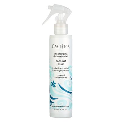 Pacifica Beauty Coconut Milk Detangle Elixir, Detangling Spray &amp; Leave-on Conditioning For Minimizing Breakage, Coconut Scent, Vegan &amp; Cruelty-Free
