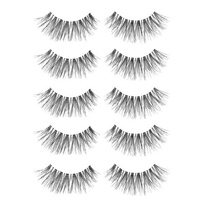 Ardell Wispies 113, Black, 5 Pairs x 1 Pk, Natural Look everyday lashes
