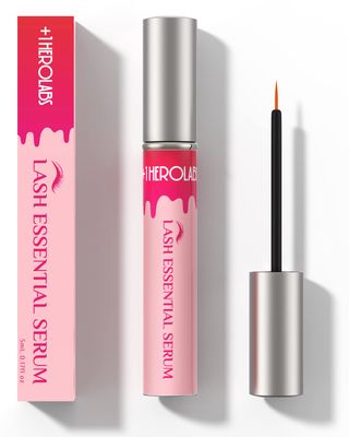 Lash Serum Based On Botanical Formula, Lash Essential Serum For Nourishing Lashes &amp; Brows (5ML, 5-Month Supply) (pink)