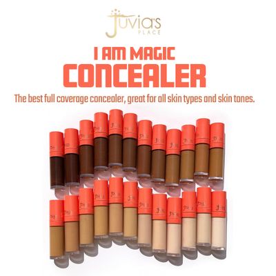 Juvia's Place I Am Magic Liquid Concealer - J15 Tan wNeutral Undertone0.34 fl oz, Full Coverage Concealer, Makeup Concealer, Hydrating Concealer, Waterproof Concealer, Long Wear Concealer
