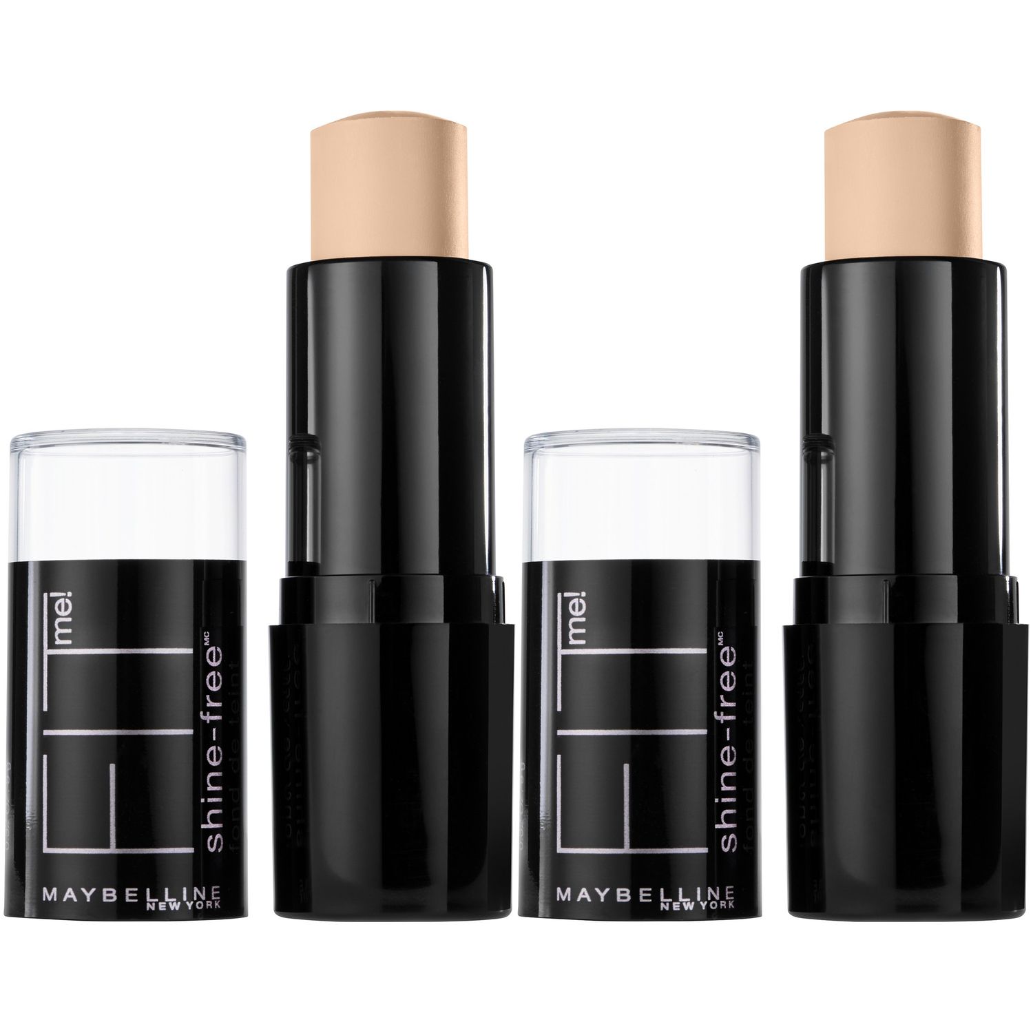 Maybelline New York Fit Me Shine-free  Balance Stick Foundation Makeup, Classic Ivory, 2 Count
