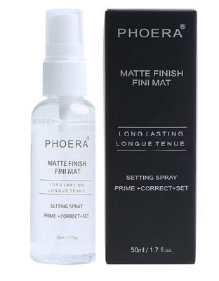 AQUAPURITY Phoera Makeup Setting Spray 3 In 1 Fixer, Primer &amp; Corrector Matte Finish, Makeup Sealer Spray Long Lasting16Hr Wear Face Make Up Foundation Light Weight Beauty Blender