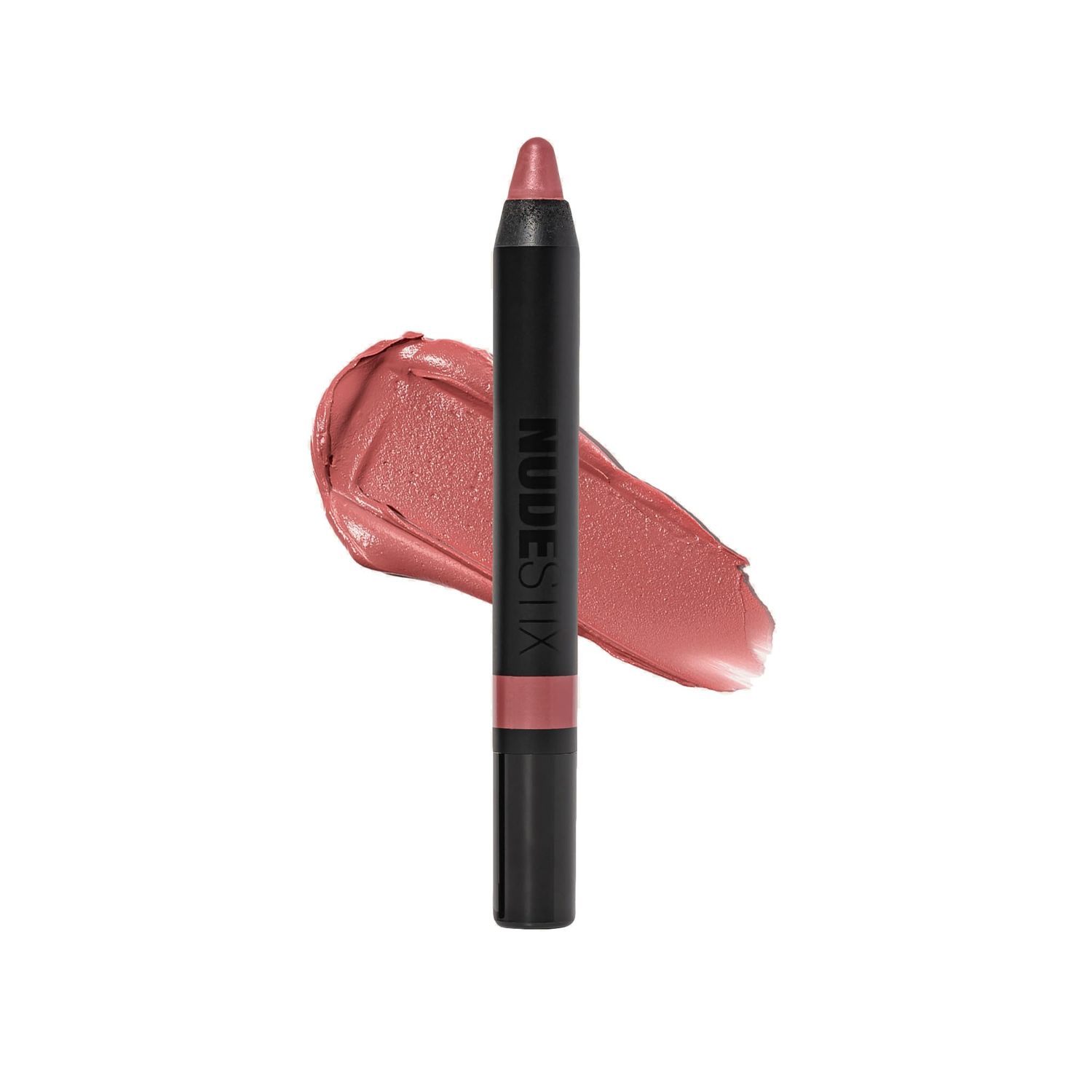 Nudestix Intense Matte Lip  Cheek Pencil, Lipstick  Lip Liner  Cheek Blush Tint, Multi Use Makeup for Long Lasting Color, Smooth Coverage, Shade Mystic