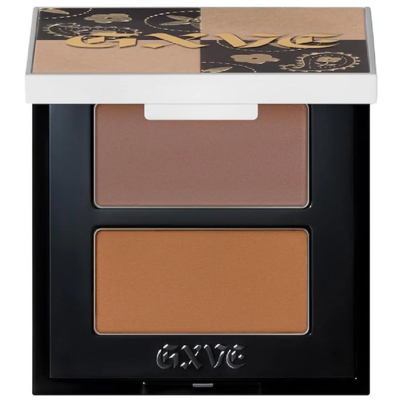 GXVE BY GWEN STEFANI Pick It Up Cream Contour &amp; Talc-Free Powder Bronzer Duo Smokin&#39;