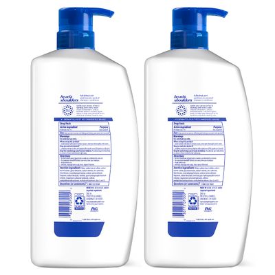 Head &amp; Shoulders Anti-Dandruff 2 in 1 Shampoo and Conditioner, Full and Thick, 31.4 Fl. Oz (Pack of 2)