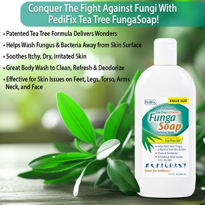 PediFix FungaSoap Cleansing Wash - 13.5 fl. oz (Packaging May Vary)