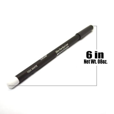 Italia-Deluxe Makeup Eyeliner 1004 White Eye Lip Liner Pencil 0.08 oz  ZipBag