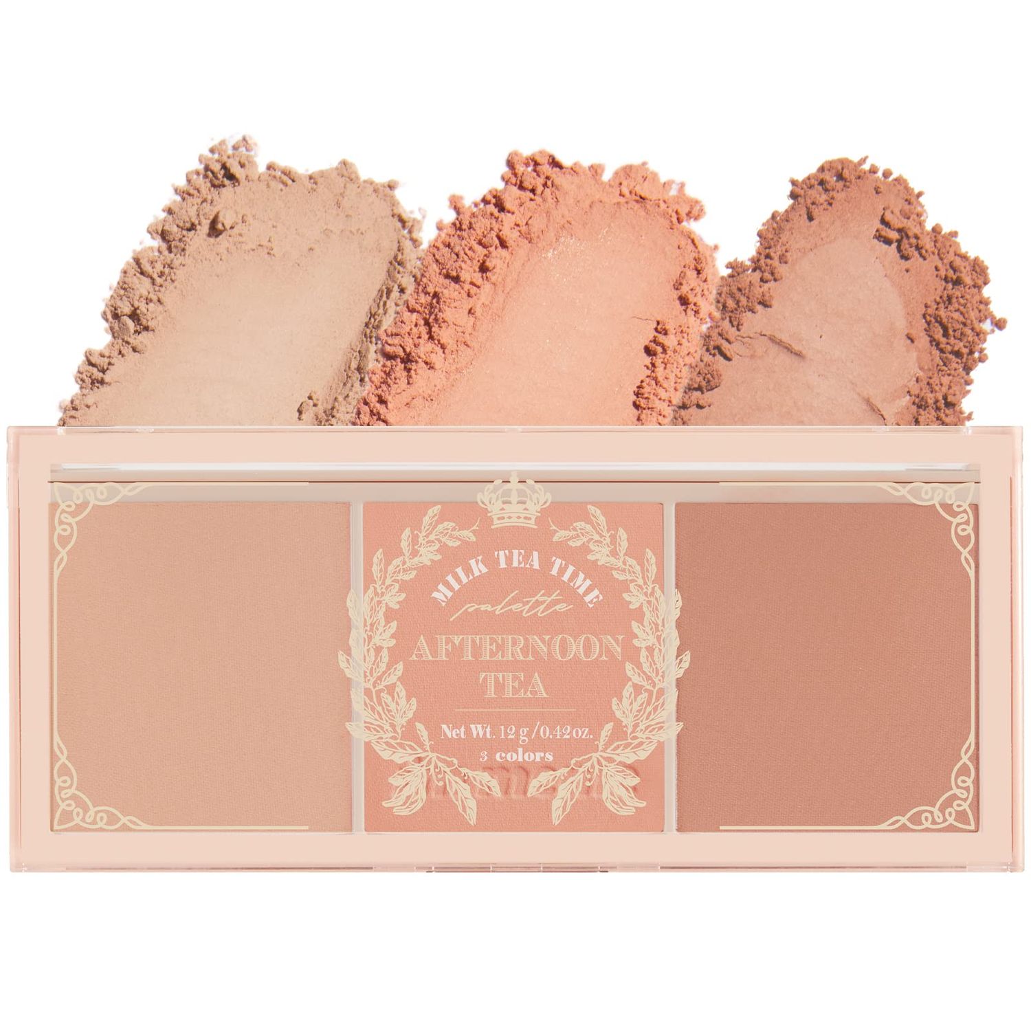 I&#39;m Meme Palette - Afternoon Tea Blusher | Milk Tea Time, Blush for Cheek, Natural &amp; Neutral, Buildable &amp; Blendable, 3 Shades Palette, Matte Powder Blush for Face &amp; Cheeks, For All Skin Tones, 0.42 oz