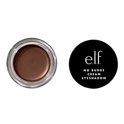 e.l.f. No Budge Cream Eyeshadow, 3-in-1 Eyeshadow, Primer &amp; Liner With Crease-Resistant Color &amp; Stay-Put Power, Vegan &amp; Cruelty-Free, Sand Dune