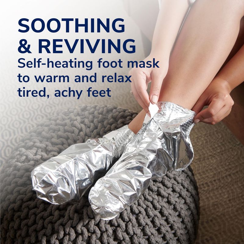 Dr. Scholl's Tired, Achy Feet Soothing &amp; Reviving Foot Mask, 3 Pair, Warming Booties