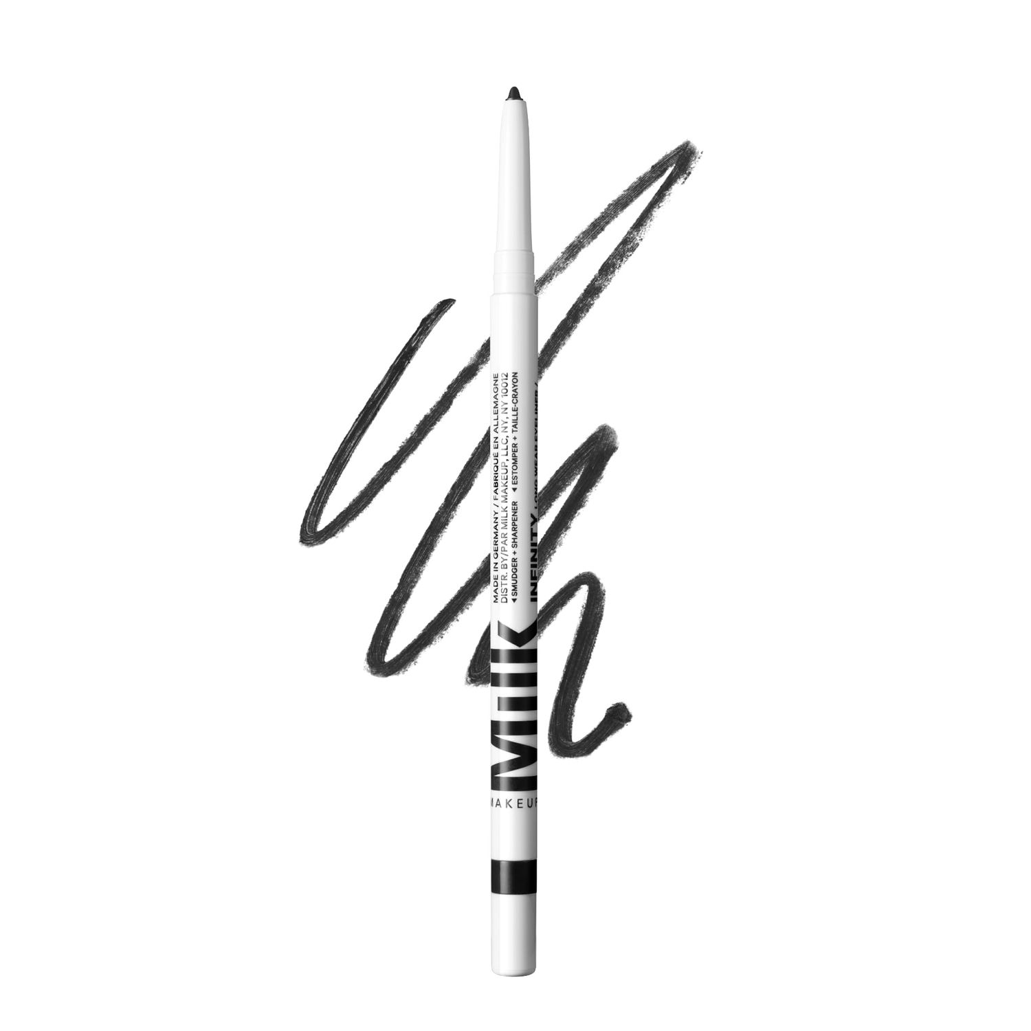 Milk Makeup Infinity Long Wear Eyeliner, Outer Space (Black) - 0.012 fl oz - Twist-Up Design, Built-In Sharpener &amp; Soft Blender Tip - Up to 12-Hour Wear - Waterproof - Vegan, Cruelty Free