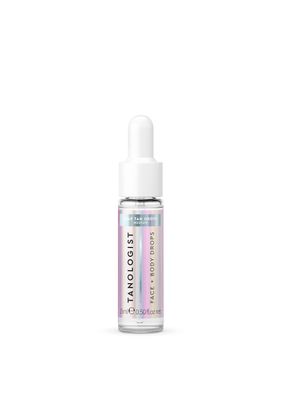 Tanologist Face and Body Self Tan Drops Mini, Medium - Bronzing Drops - Illuminating Self Tanning Drops, Natural Ingredients &amp; Vegan - 0.5 Fl Oz