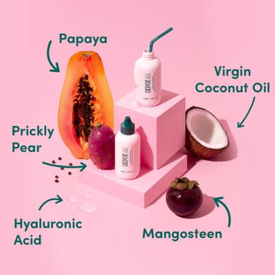 Coco &amp; Eve Miracle Hair Elixir. Coconut Oil with Hyaluronic Acid Leave in Conditioner.Treatment for Dry Damaged Hair | Frizz control. Protects from Heat Styling