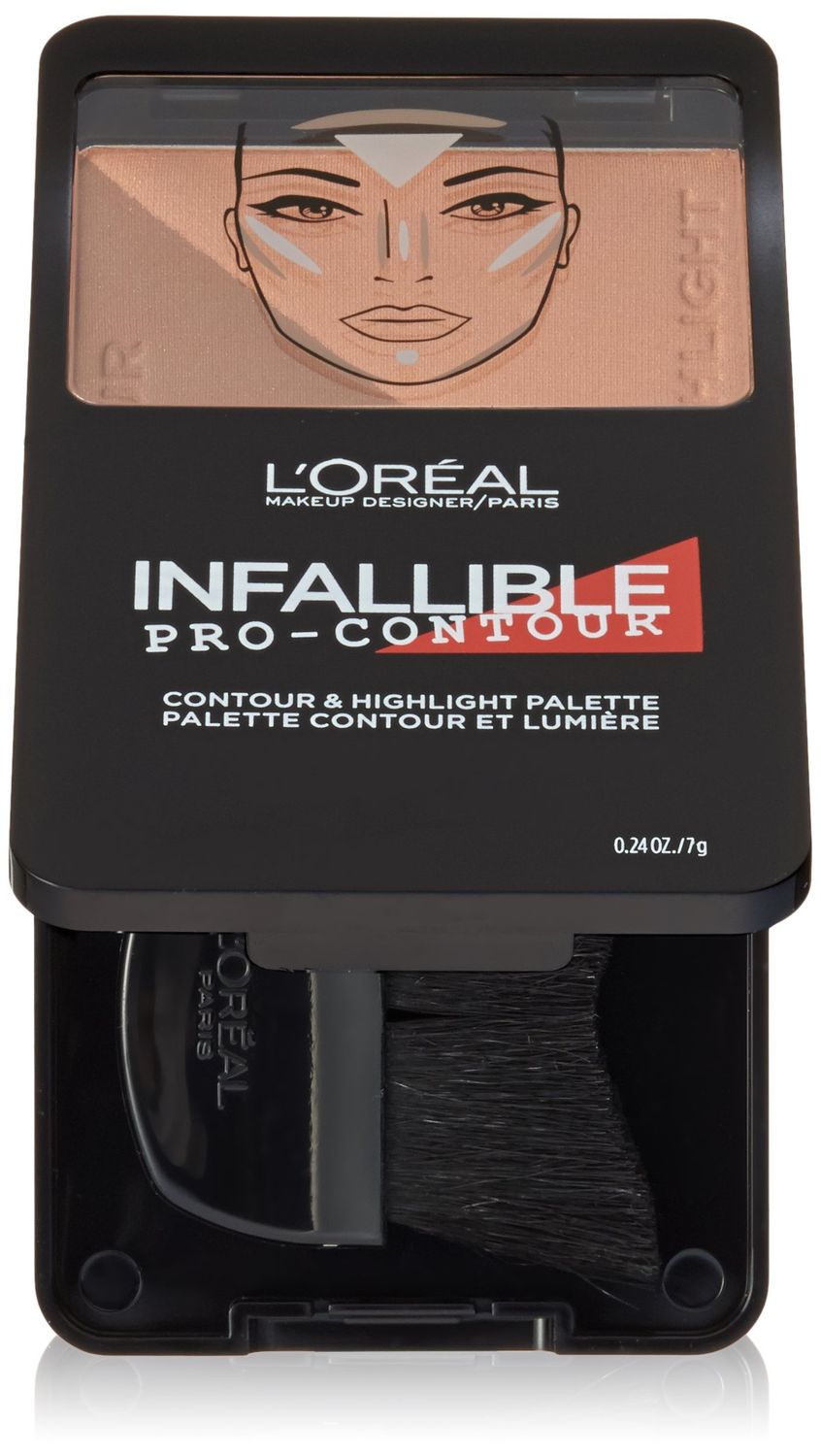 L&#39;Oral Paris Infallible Pro Contour Palette, DeepProfound, 0.24 oz.