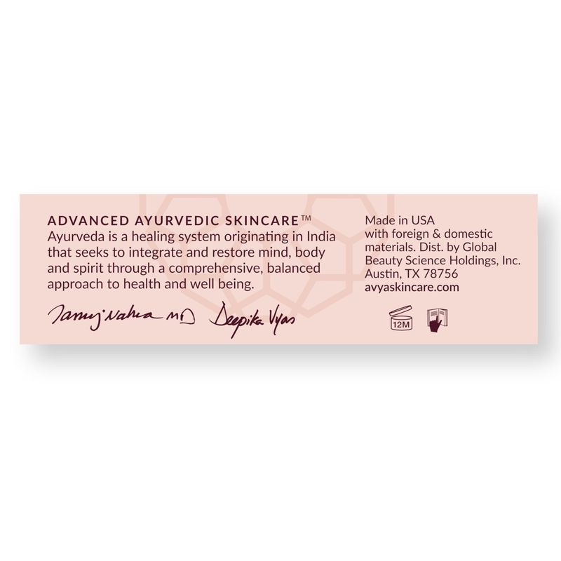 AVYA SPF 40 Sheer Tinted Moisturizer with Hyaluronic Acid &amp; Green Chai - Advanced Ayurvedic Skincare Treatment for Balanced and Brighter SkinMedium Skintones Shade #2 (0.34oz10ml)