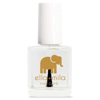 ellamila "In a Rush Fast Dry Top Coat Nail Polish with High Glossy Shine. This clear nail polish features a UV inhibitor to resist yellowing and comes in a 0.45 fl oz bottle