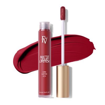 FV High Pigment Matte Liquid Lipstick, Long-Lasting, Smudge-Proof, Waterproof, Vegan Formula Lipstick for Women, Party Goer-Matte