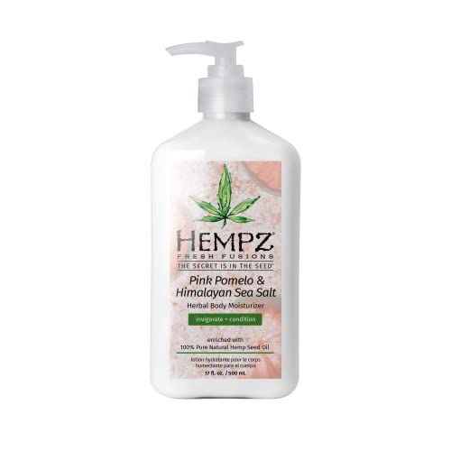 HEMPZ Body Lotion Pink Pomelo &amp; Himalayan Sea Salt Daily Moisturizing Cream, 17 Fl Oz